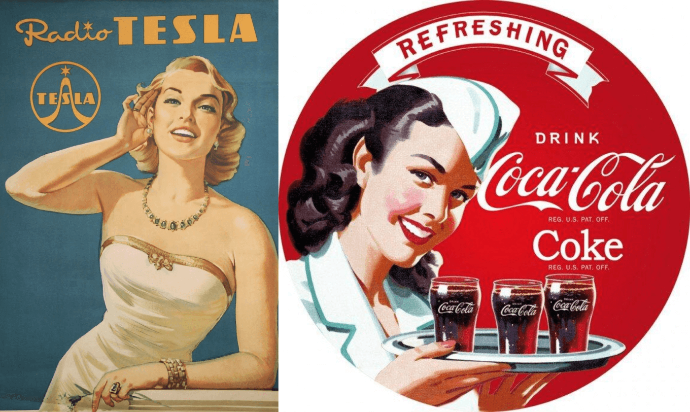 Ретро стиль Coca-Cola