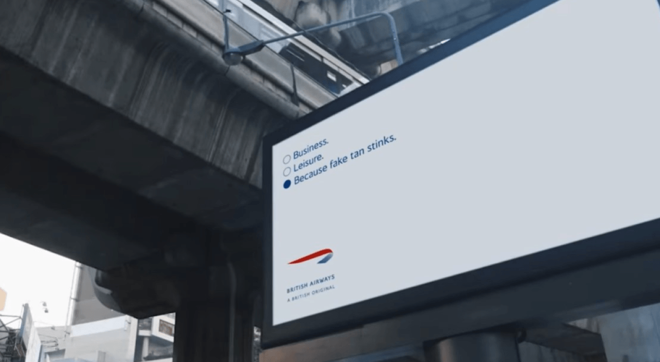 Креативная реклама British Airways