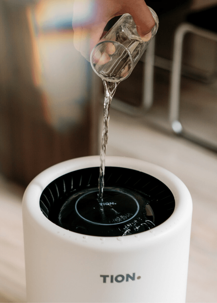 Для увлажнителя можно использовать даже проточную воду из-под крана