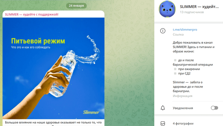 Telegram-канал Slimmer