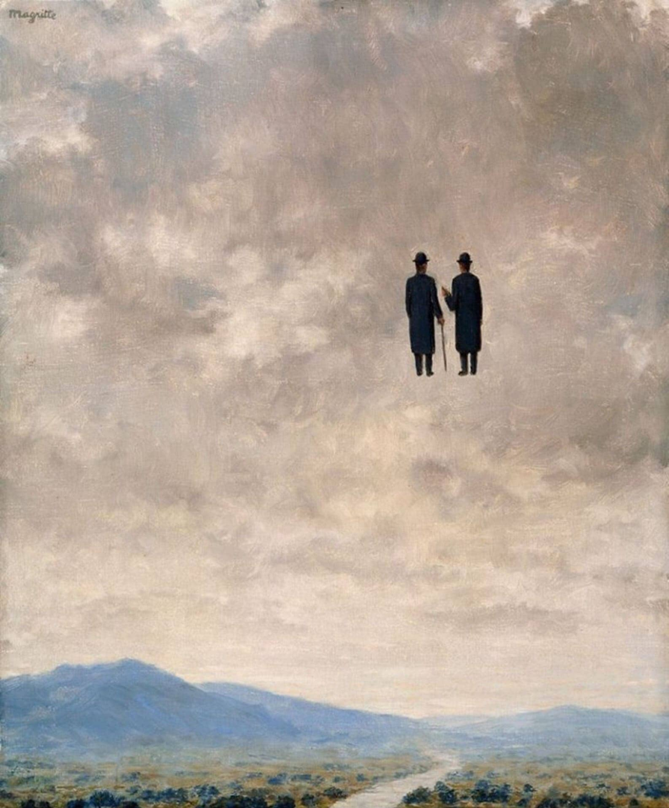 Картина Рене Магритта «Искусство беседы»
