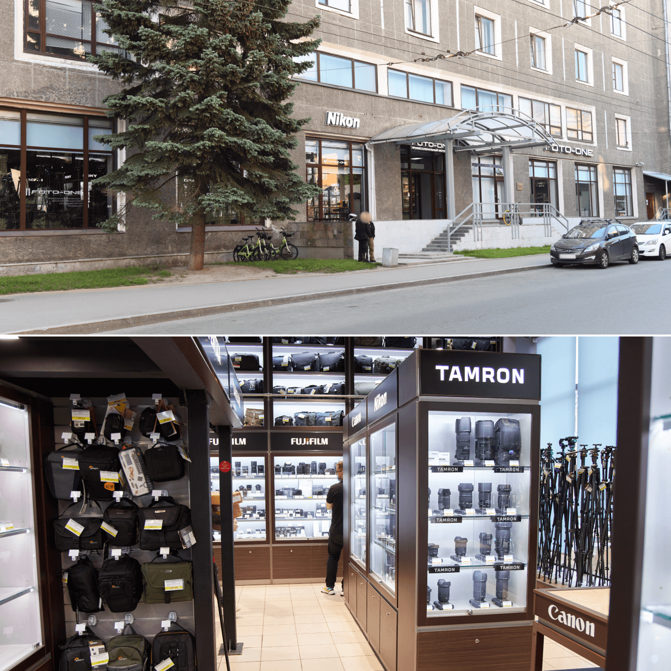 Как выглядит магазин Foto-one в Петербурге