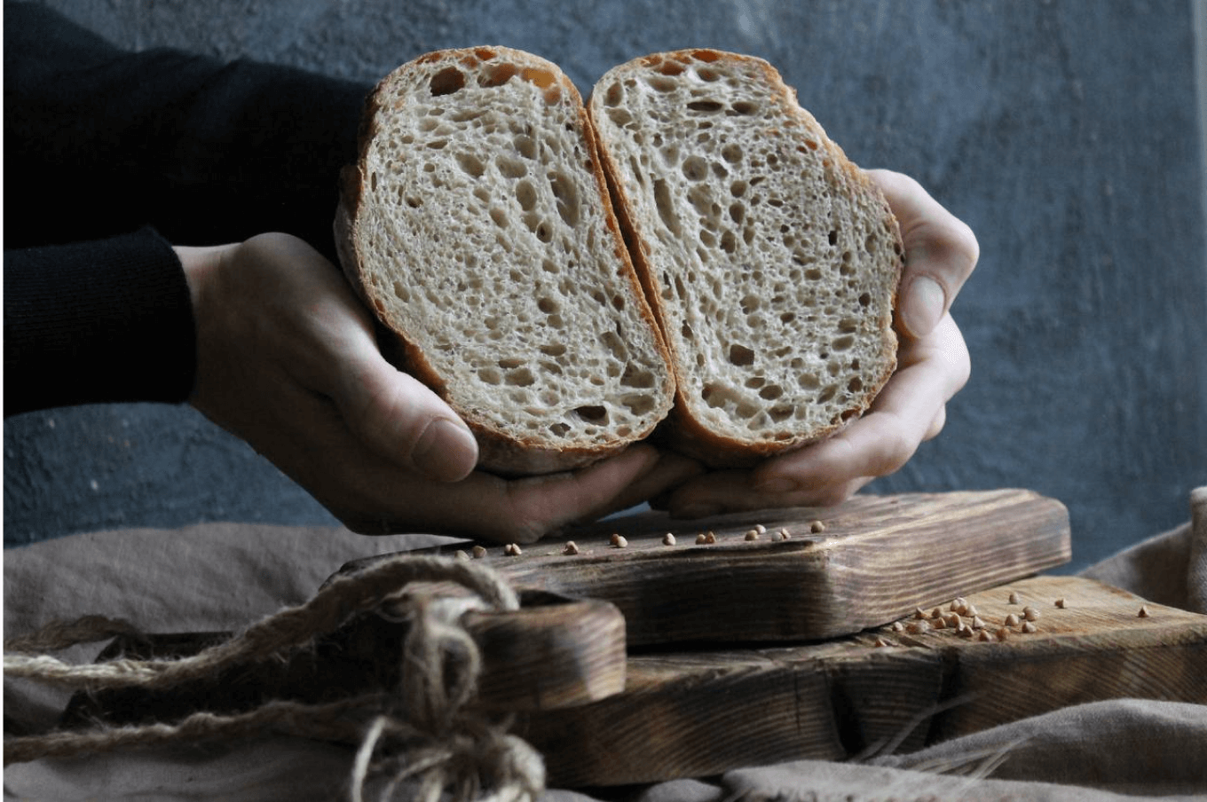 Гречишный хлеб в пекарне «Между нами булочками»