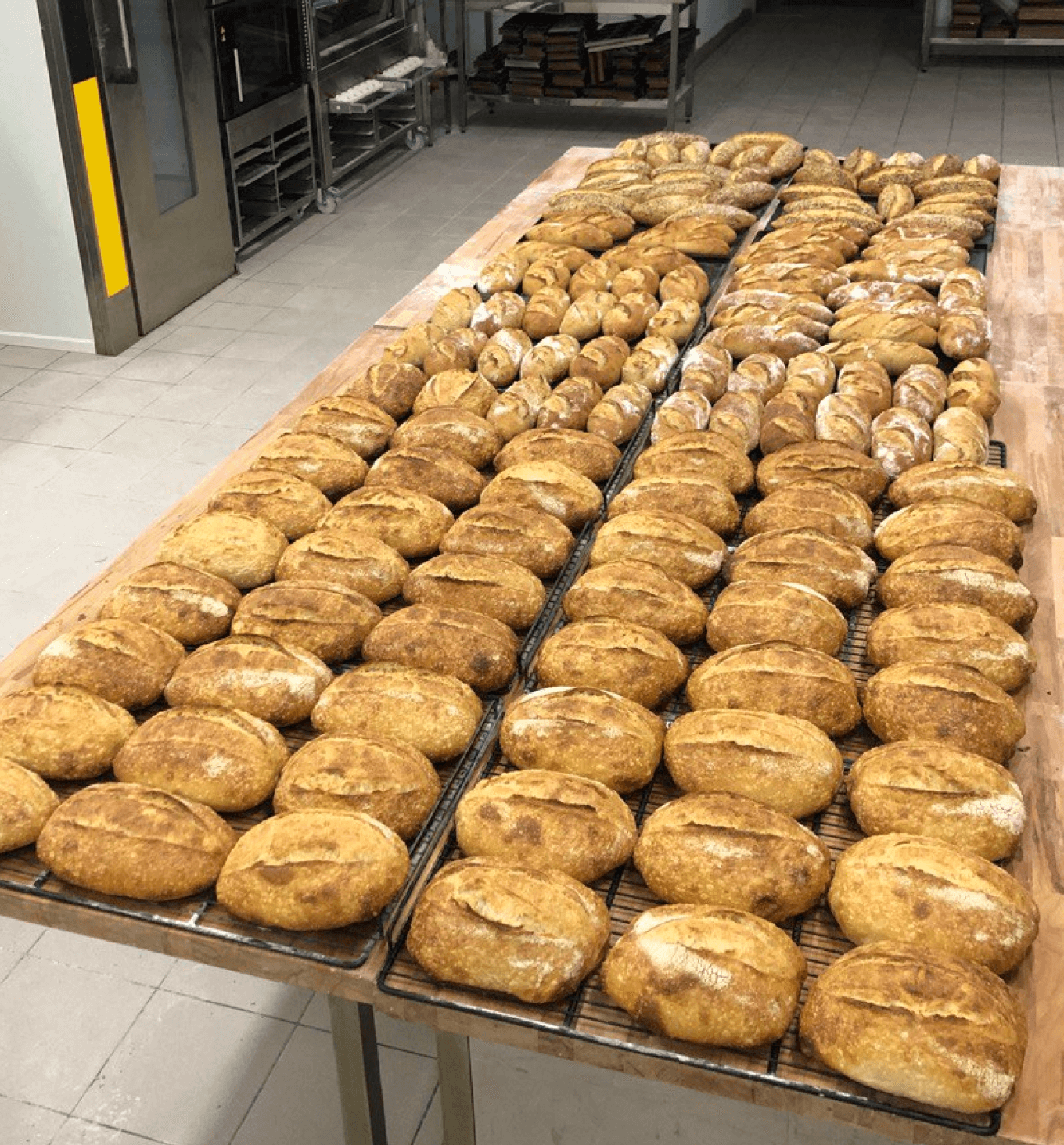 Как выглядит производство хлеба
