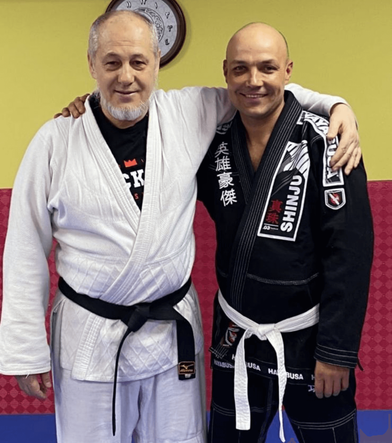 Рамиль Измайлов и его тренер по джиу-джитсу