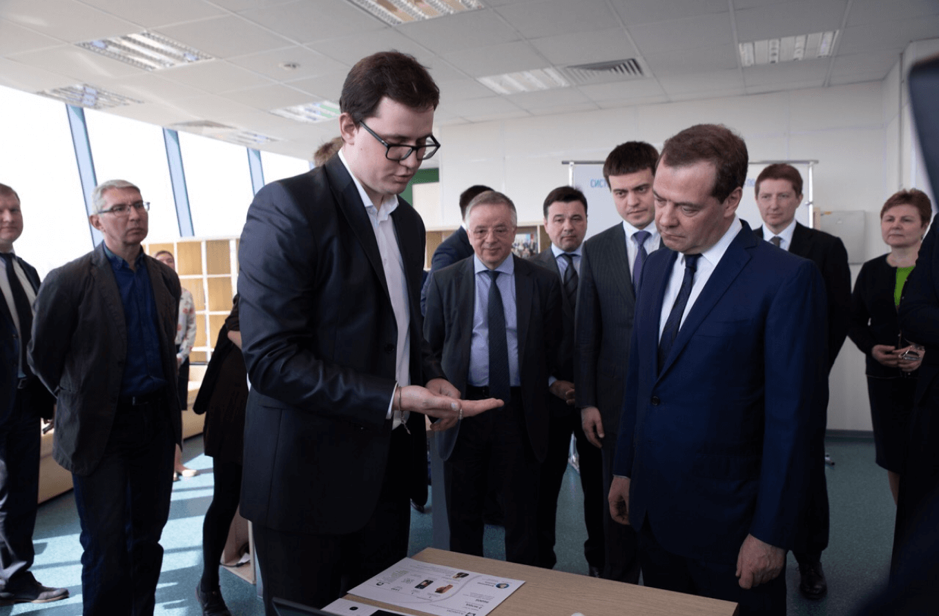 Визит Дмитрия Медведева в Московский физико-технический институт в 2019 году